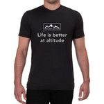 Life is Better at Altitude design - Men's T-shirt